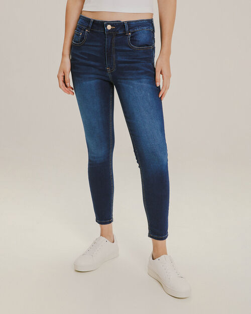 Jeans Push Up Efecto Lavado